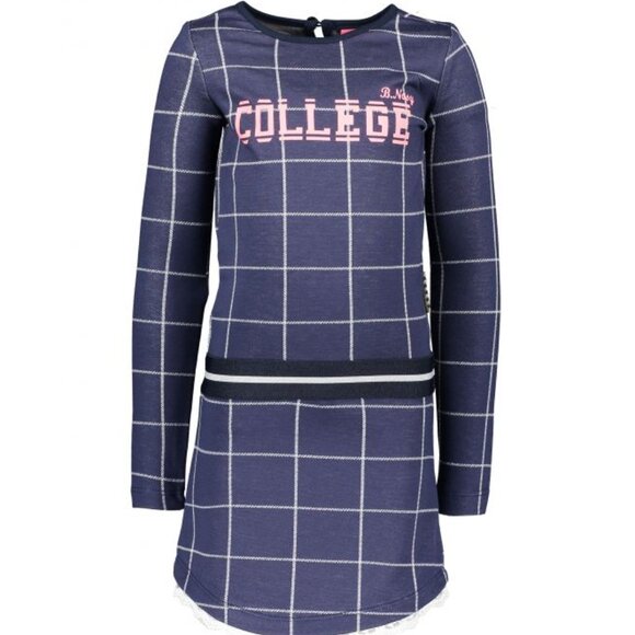 B.Nosy navy check dress and legging set, size 7/8 - Picture 4 of 4